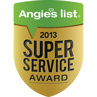 Angies List 2013 Super Service Award